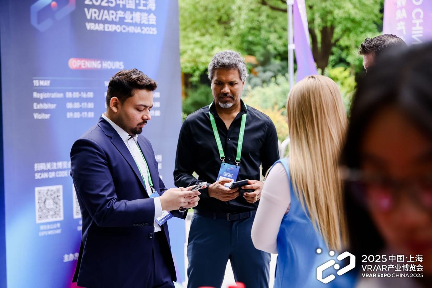 Sanan Goyal at VRAR Expo China 2025 in Shanghai